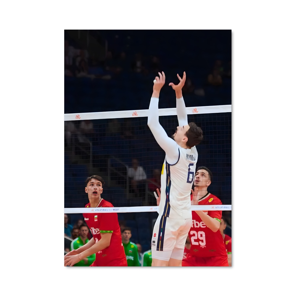 Poster Volleyball league internationaux